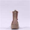 Hispanitas Montana Frontzip Wedge Boot - Taupe Suede
